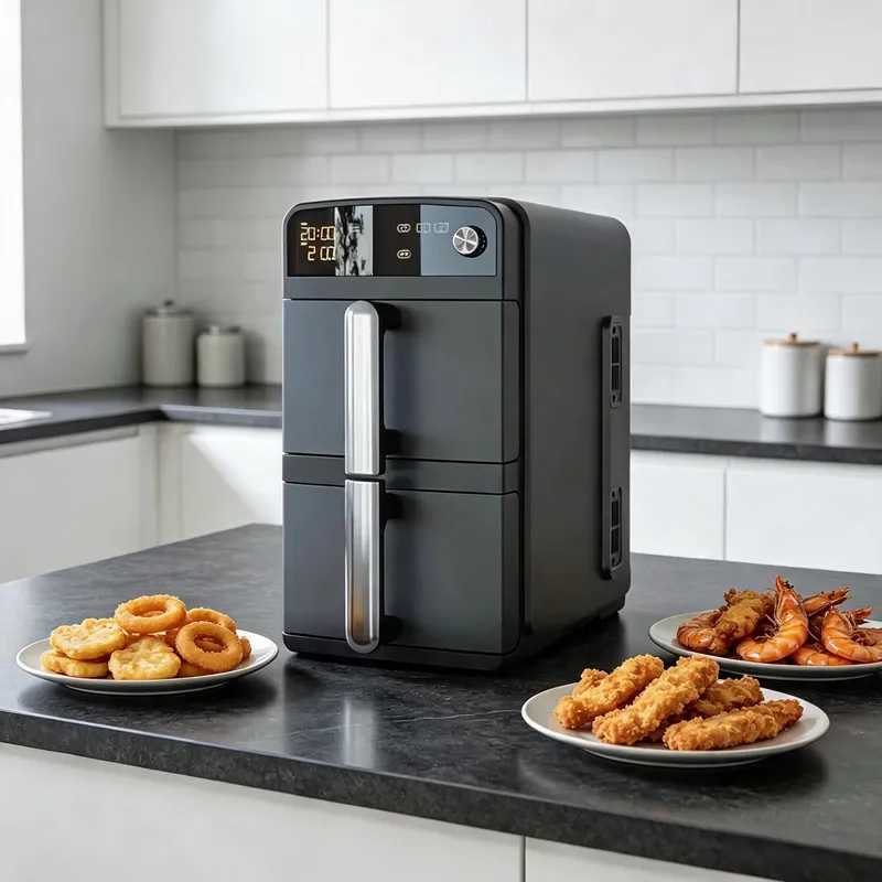 Air Fryer 5L Digital - Bestseller 10L Edelstahl Digital-Heißluftfritteuse 5L Plus