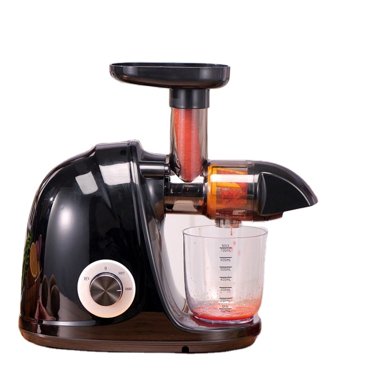 Kitchen Appliances Wholesale - Schwarzer Horizontaler Slow Juicer Hochwertiger Großhandels-Kaltpress-Entsafter