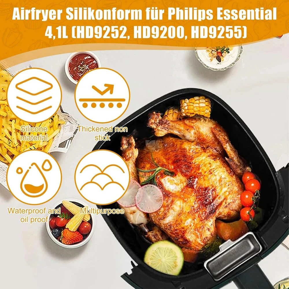 17 cm Silikon-Backform für Hei – Air Fryer 5L Digital Bewertung und Preis