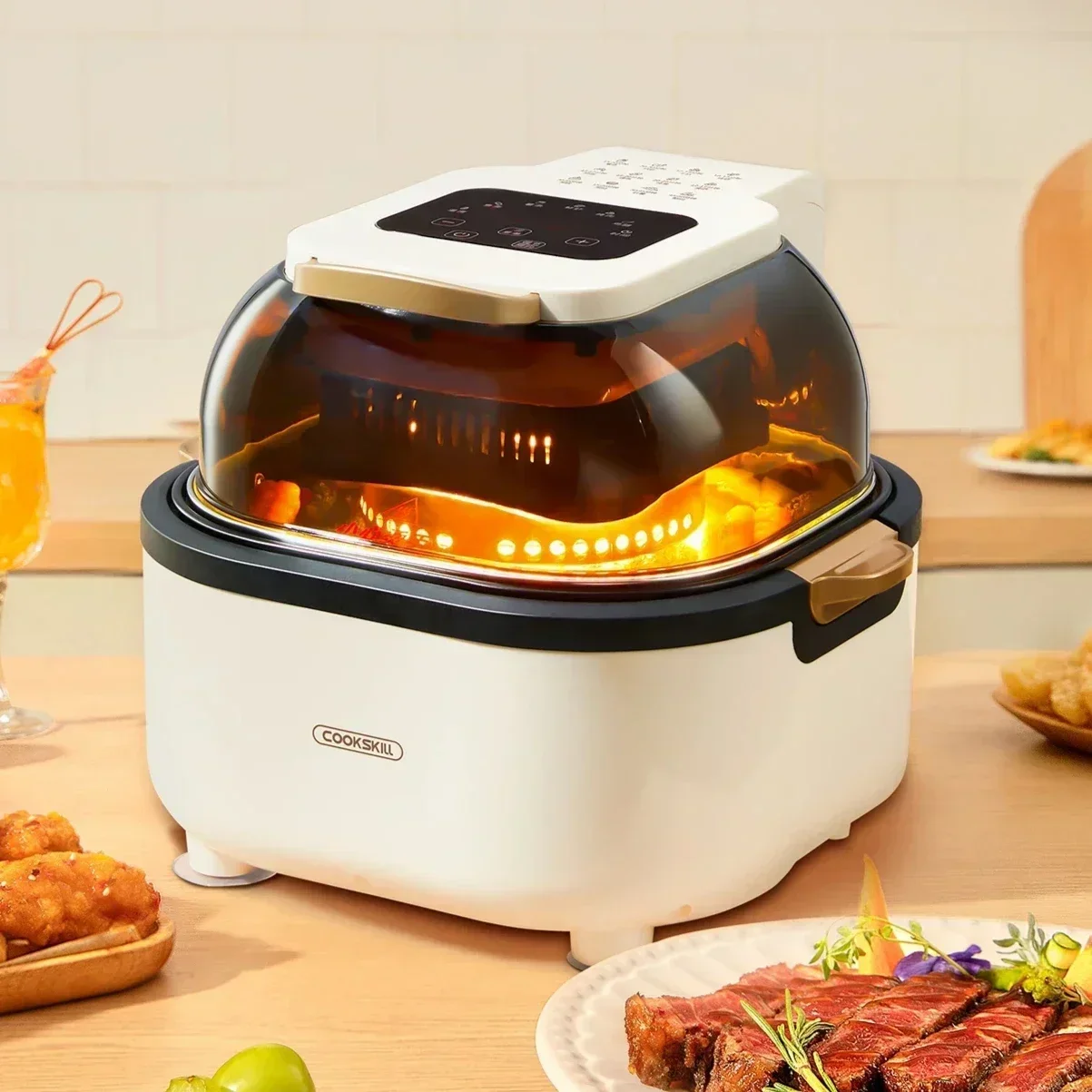 Visuelle Heißluftfritteuse für – Air Fryer 5L Digital Bewertung und Preis