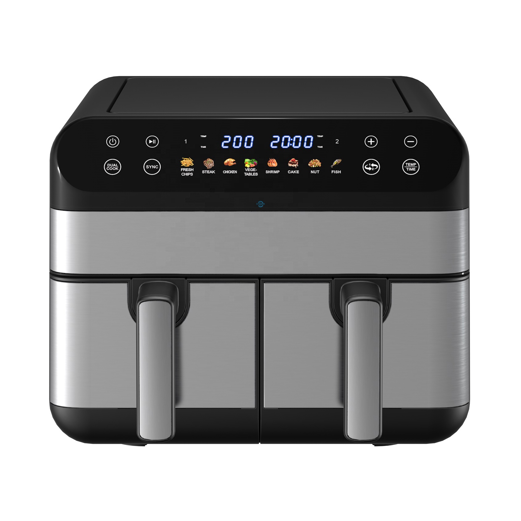 Doppelte 5L Kochkörbe, heiß be – Air Fryer 5L Digital Bewertung und Preis