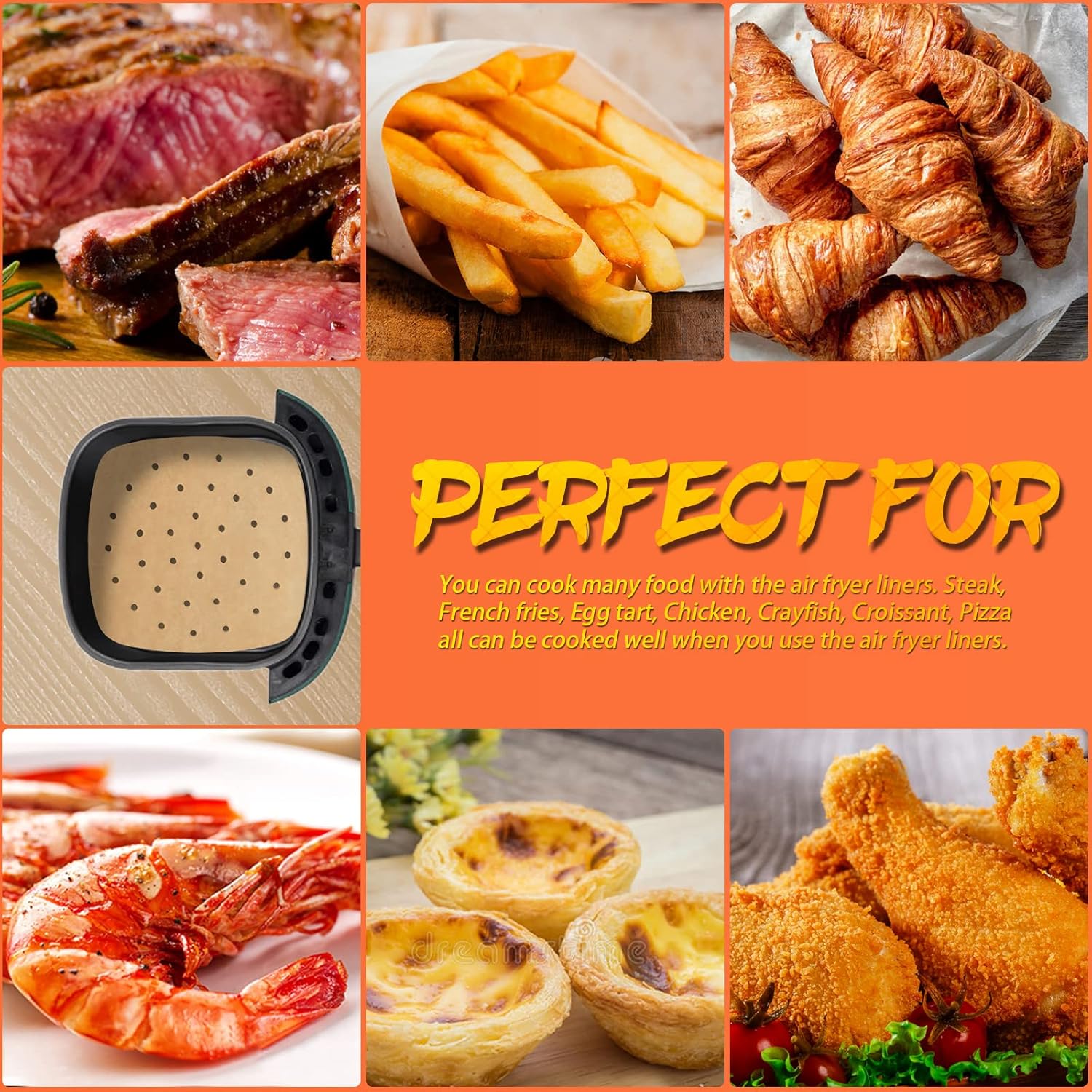 100 Stück 23 cm XXL quadratisc – Air Fryer 5L Digital Bewertung und Preis
