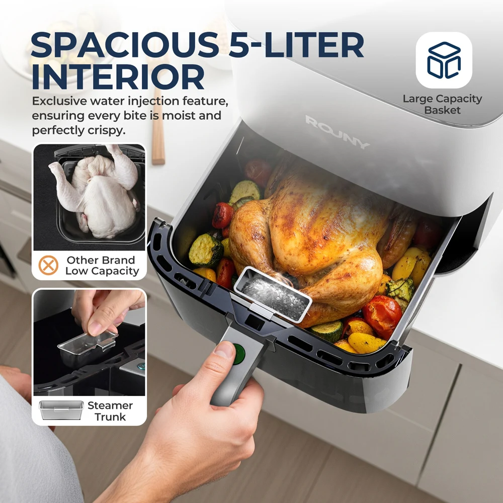 Digitale Heißluftfritteuse mit – Air Fryer 5L Digital Bewertung und Preis