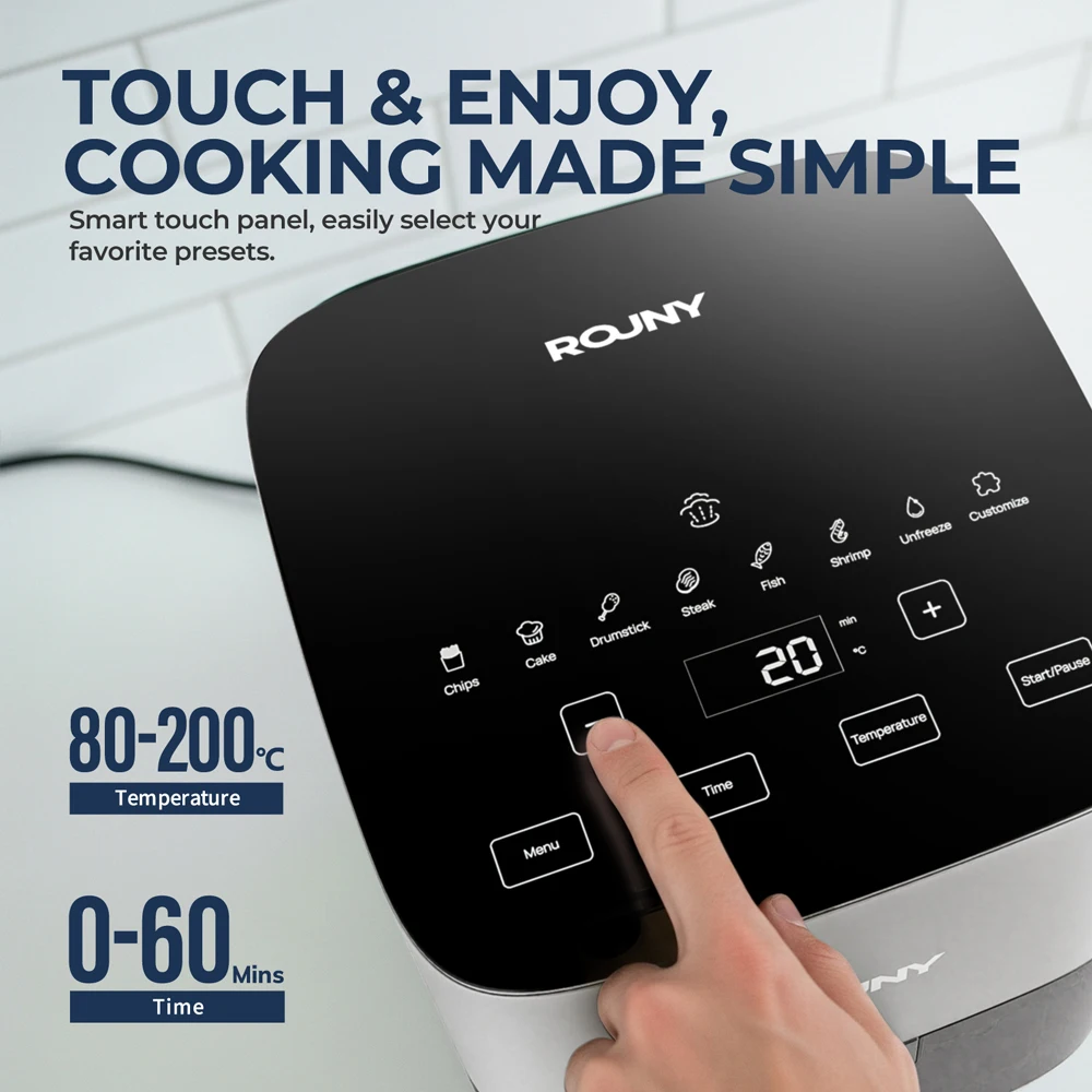 Digitale Heißluftfritteuse mit – Air Fryer 5L Digital Bewertung und Preis