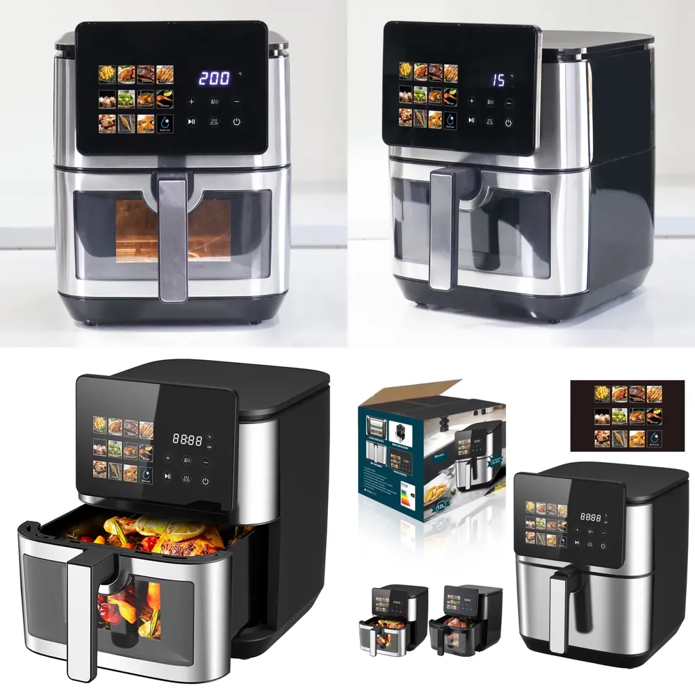 Neue 5L 6L 7L 8L 12L Ölfreie F – Air Fryer 5L Digital Bewertung und Preis